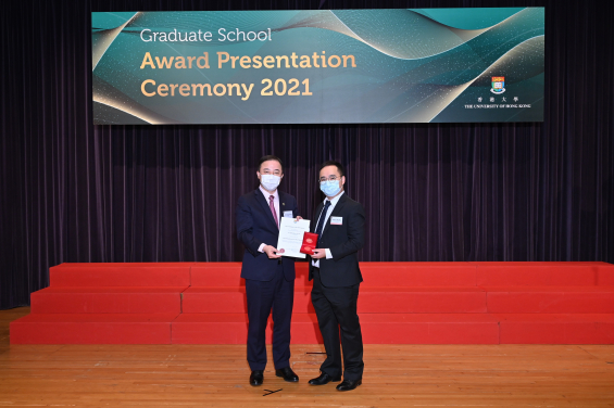 Dr Tat Yeung James KUAN, PhD, Faculty of Education, recipient of  the Li Ka Shing Prize 